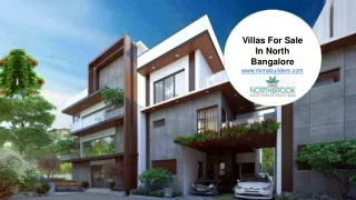 Villas For Sale In North Bangalore PPT
