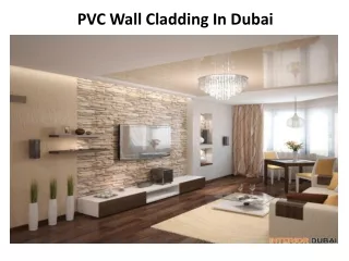 pvc wall cladding in dubai