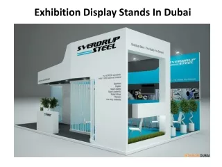 exhibition display stands in dubai
