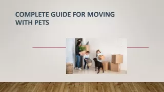 complete guide for moving with pets