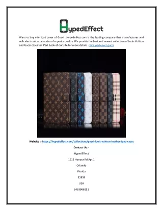 Mini Ipad Cover Gucci  Hypedeffect