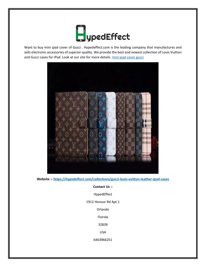 want to buy mini ipad cover of gucci hypedeffect
