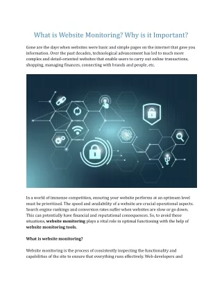 What is Website Monitoring? Why is It Important?