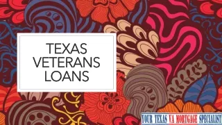 Providing Best Texas Veterans Loans