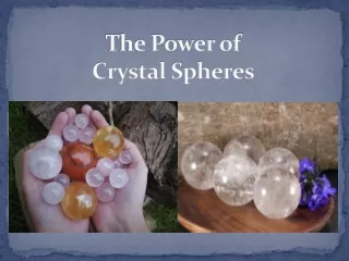 The Power of Crystal Spheres