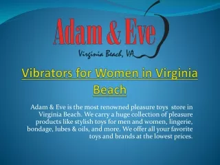 vibrators for women in virginia beach