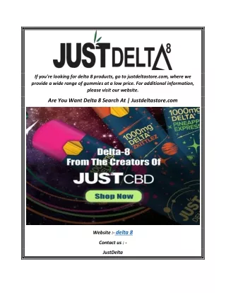 if you re looking for delta 8 products