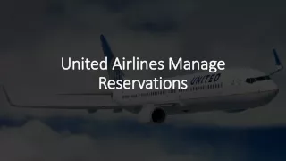 United Airlines Manage Reservations (1)