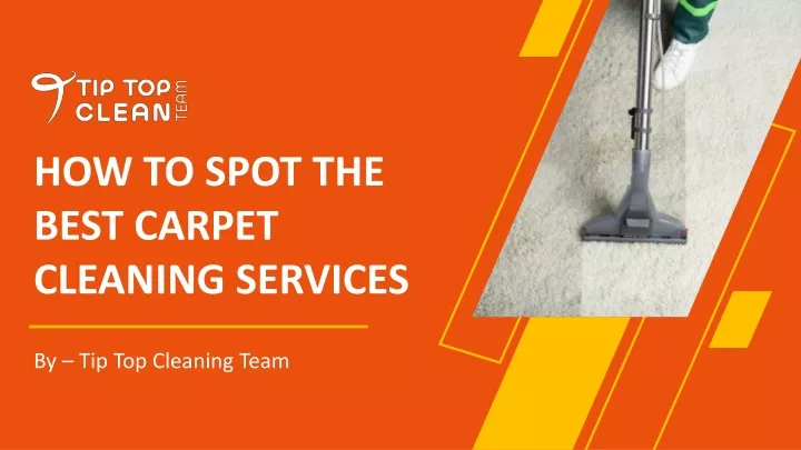 how to spot the best carpet cleaning services