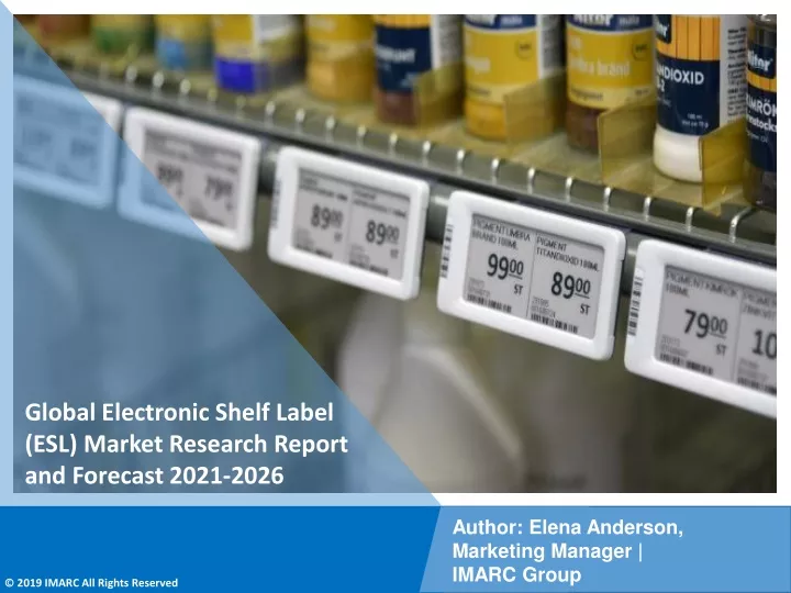 global electronic shelf label esl market research