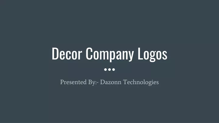 decor company logos