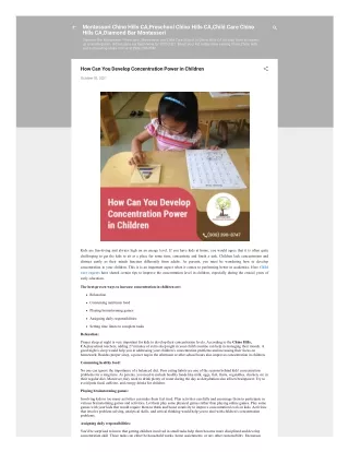 montessori chino hills ca preschool chino hills