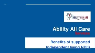 ability all care