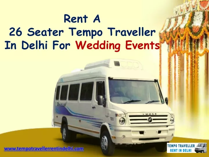 rent a 26 seater tempo traveller in delhi