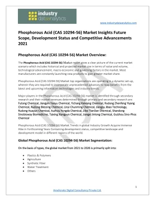 www industrydataanalytics com