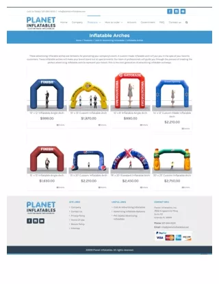 Inflatable Arch & Advertising Balloons