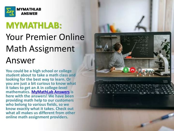 mymathlab your premier online math assignment answer