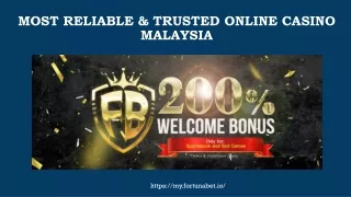 Online Casino Site in Malaysia