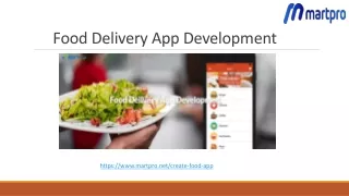 Food Delivery App Development