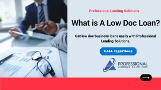 Low Doc Business Loan