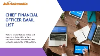 CFO Email List