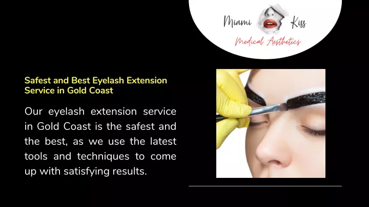 safest and best eyelash extension service in gold