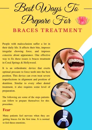 Best Ways To Prepare For Braces Treatment