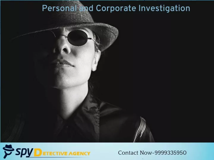 personal and corporate investigation