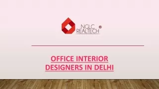 NGLC - The Office Interior Designer of Your Choice