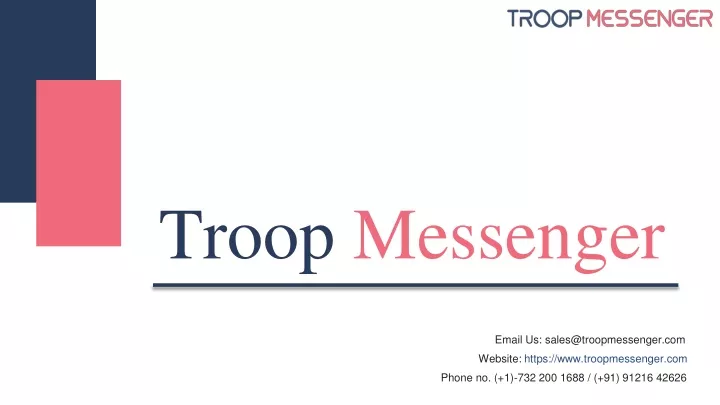 troop messenger