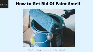 How to Get Rid Of Paint Smell ( 7 Easy To Follow Tips
