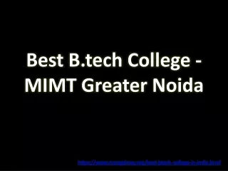 best b tech college mimt greater noida