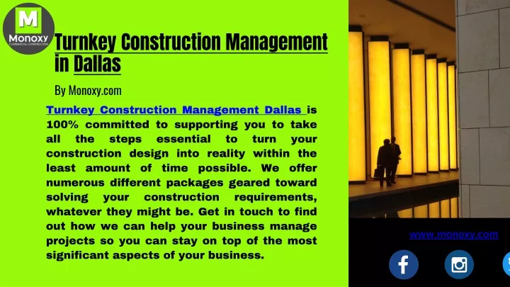 turnkey construction management in dallas