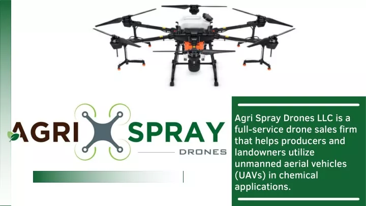 agri spray drones llc is a full service drone