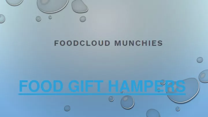 food gift hampers