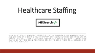 h ealthcare staffing