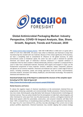 Global Antimicrobial Packaging Market.docx