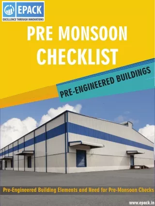 Pre-Monsoon-Checklist-For-Pre-Engineered-Building - EPACK PEB