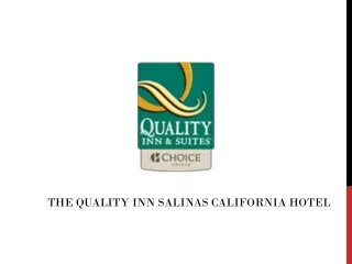 Hotels in Salinas CA