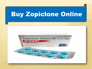Buy zopiclone online | Uses, Side-Effects, Dosages