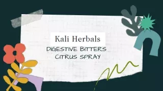 digestive bitters citrus spray