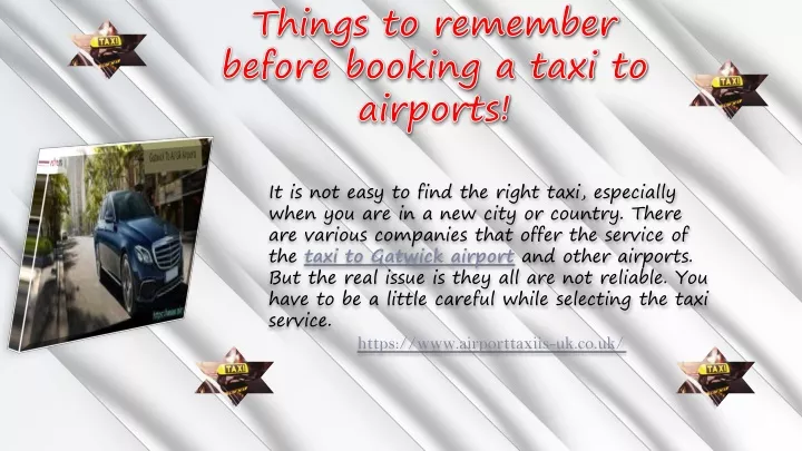 things to remember before booking a taxi