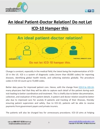 an ideal patient doctor relation