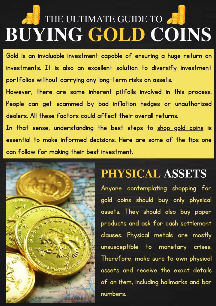 the ultimate guide to buying gold coins gold