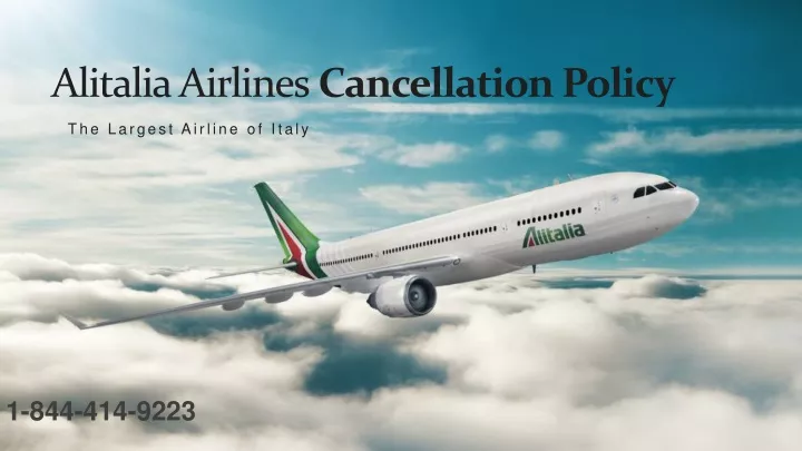 alitalia airlines cancellation policy