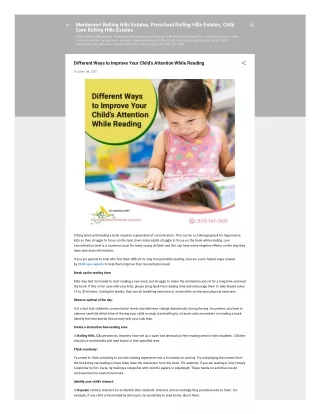 montessori rolling hills estates preschool