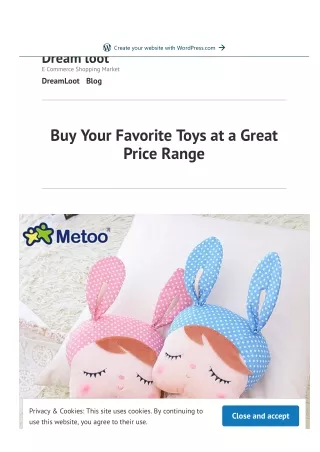 Buy Your Favorite Toys at a Great Price Range