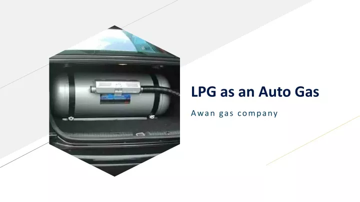 lpg as an auto gas