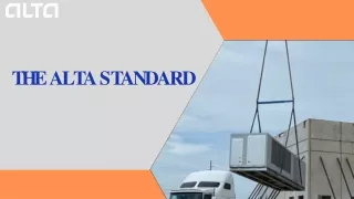 ALTA Refrigeration:  One Of The Top Best Industrial Refrigeration Contractors