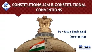 constitutionalism constitutional conventions